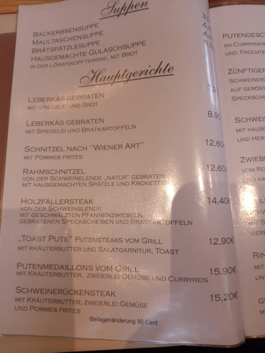 Speisekarte photo 4