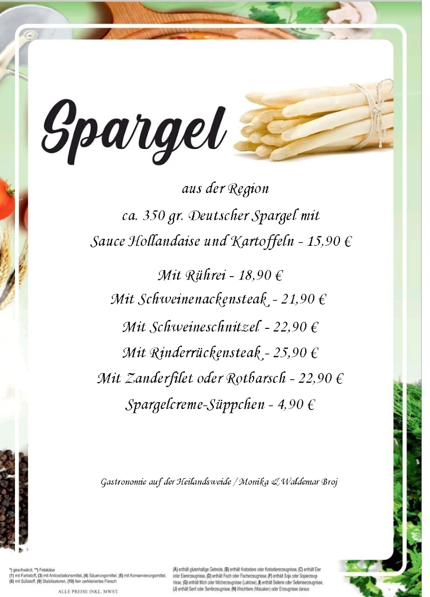 Speisekarte photo 2