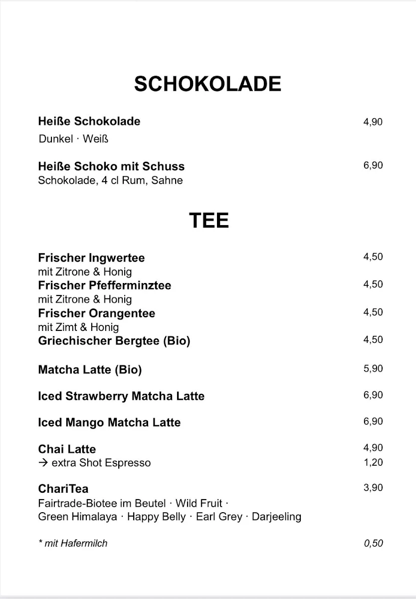 Speisekarte photo 6