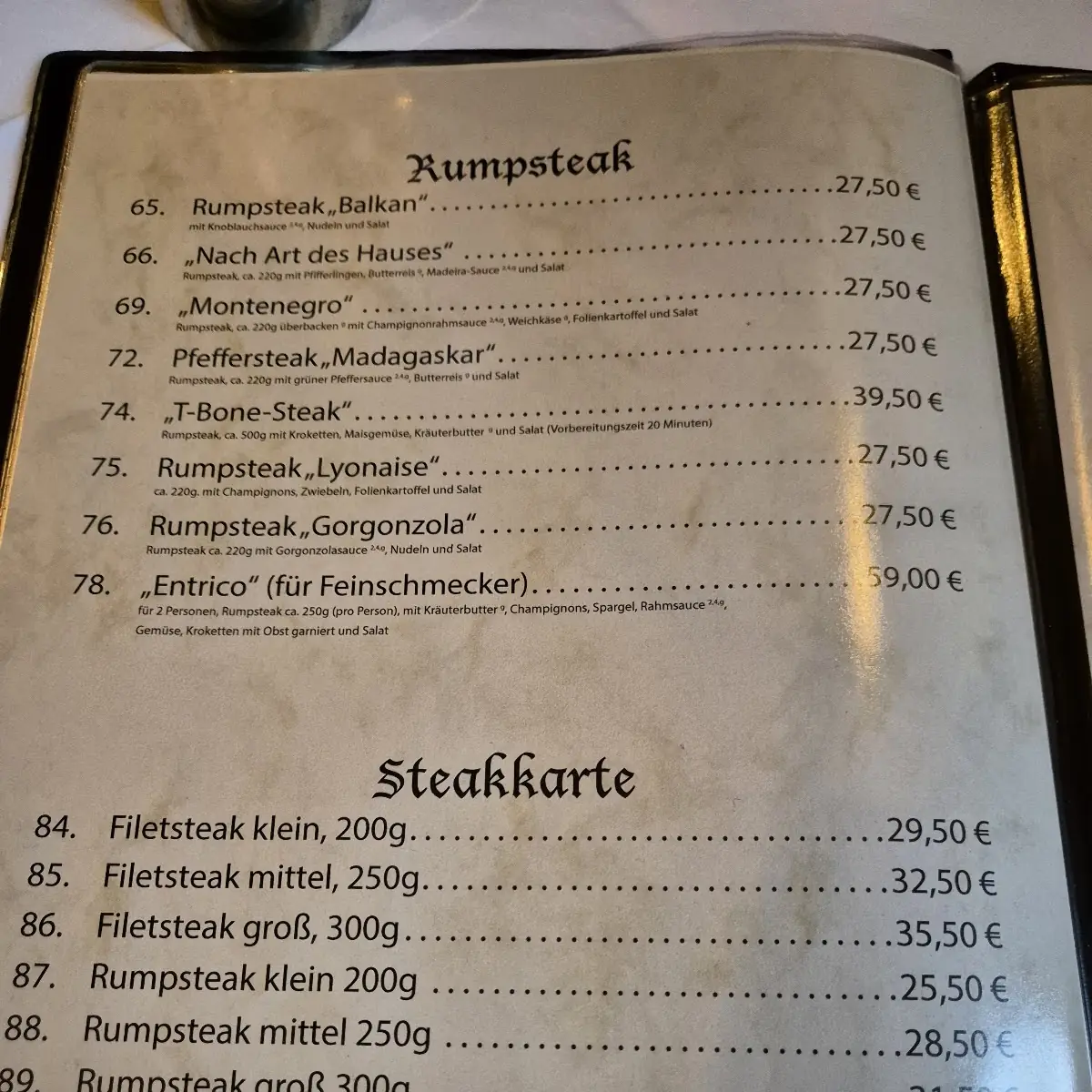 Speisekarte photo 4