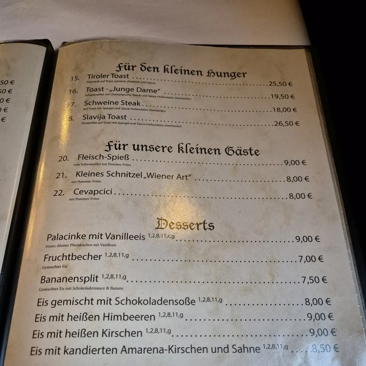 Speisekarte photo 6
