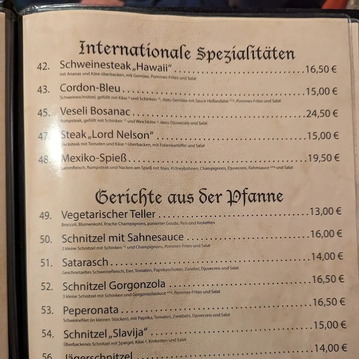 Speisekarte photo 7