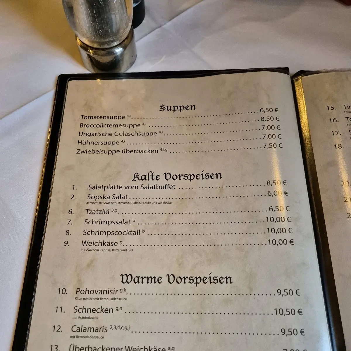 Speisekarte photo 9