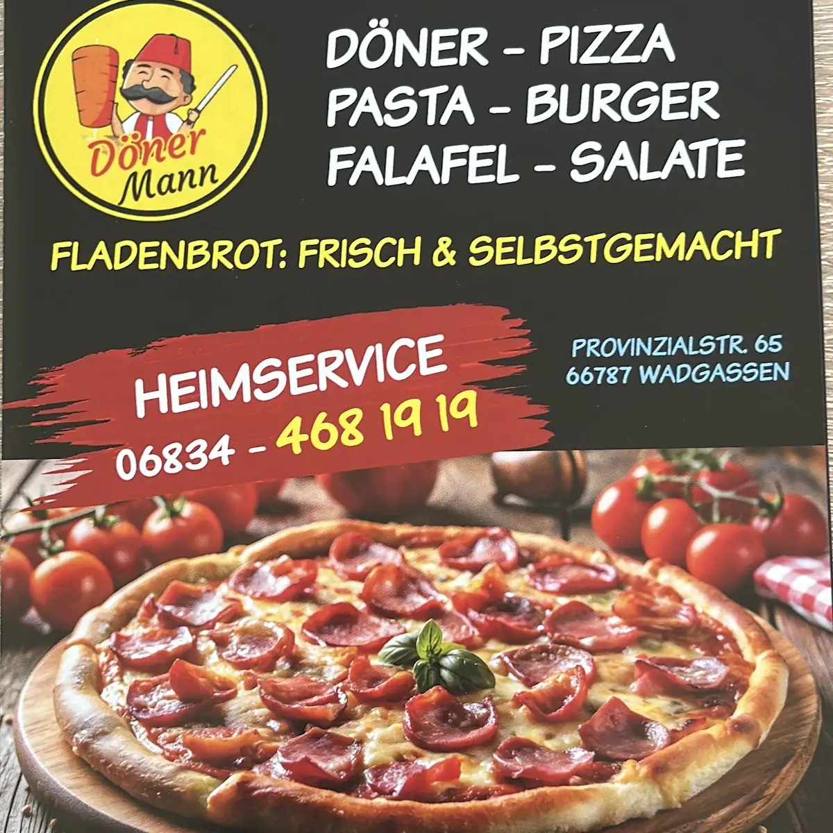 Speisekarte, Dönermann