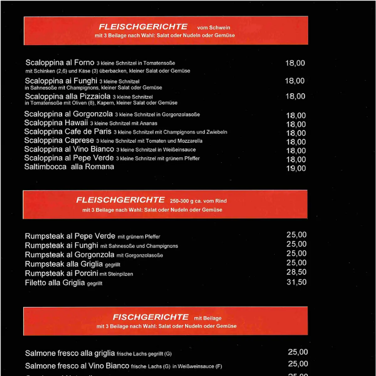 Speisekarte photo 3