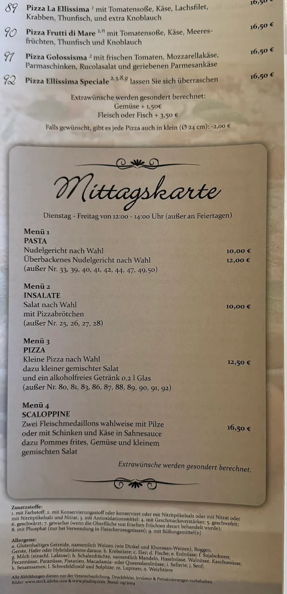 Speisekarte photo 5