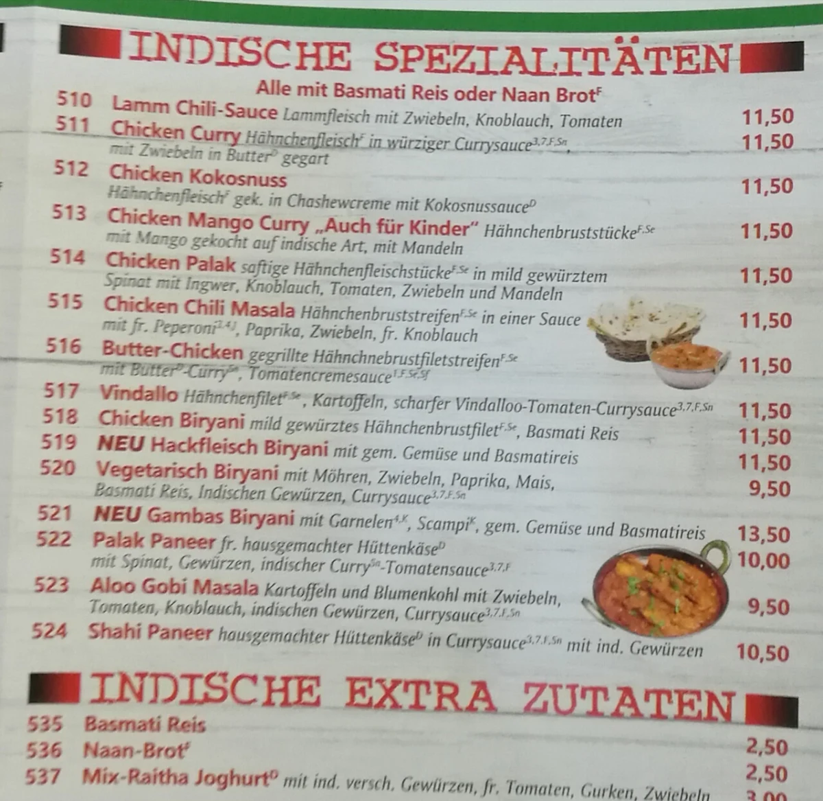 Speisekarte photo 3