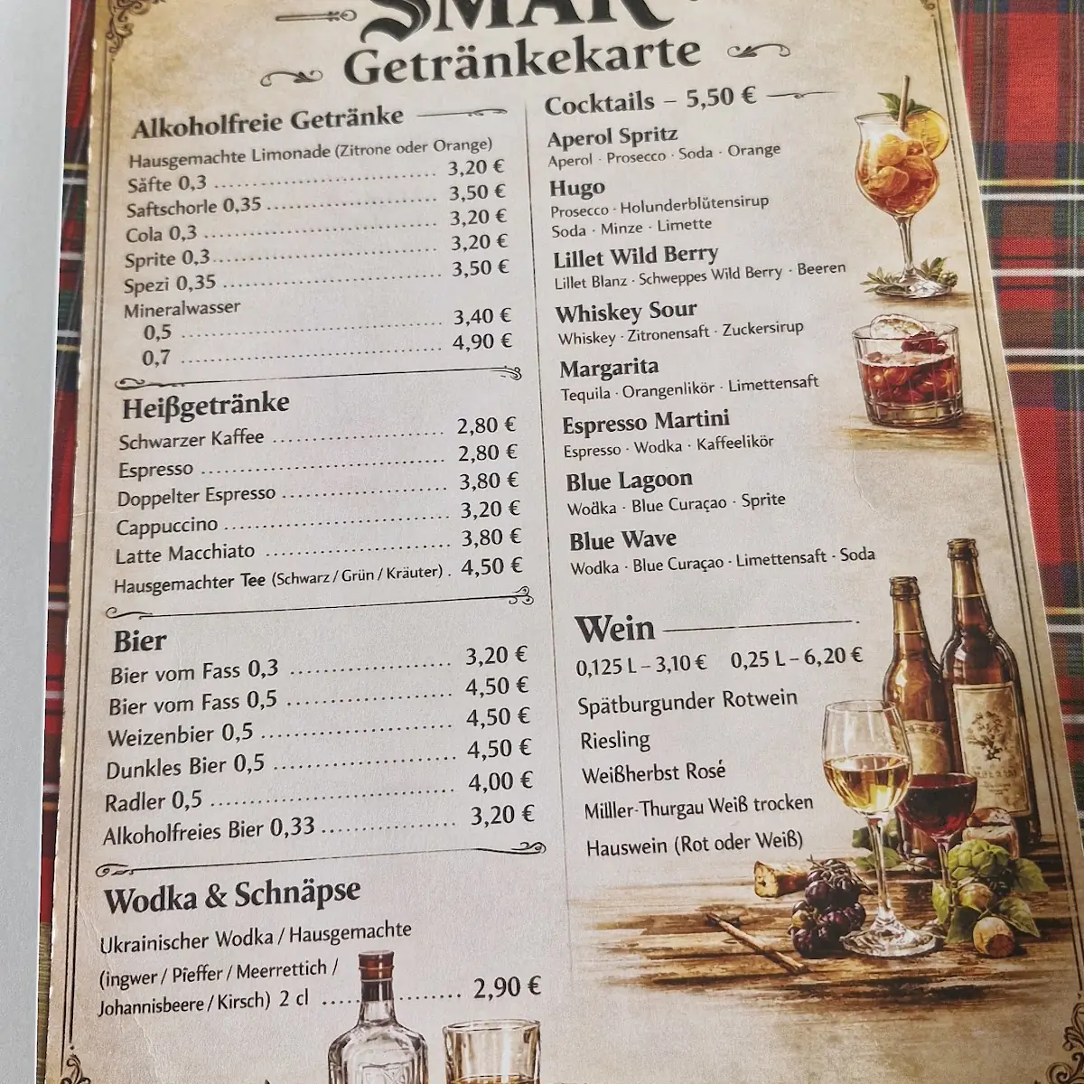 Speisekarte photo 1