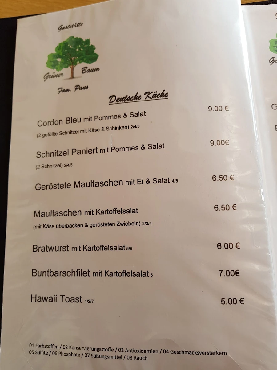 Speisekarte photo 5