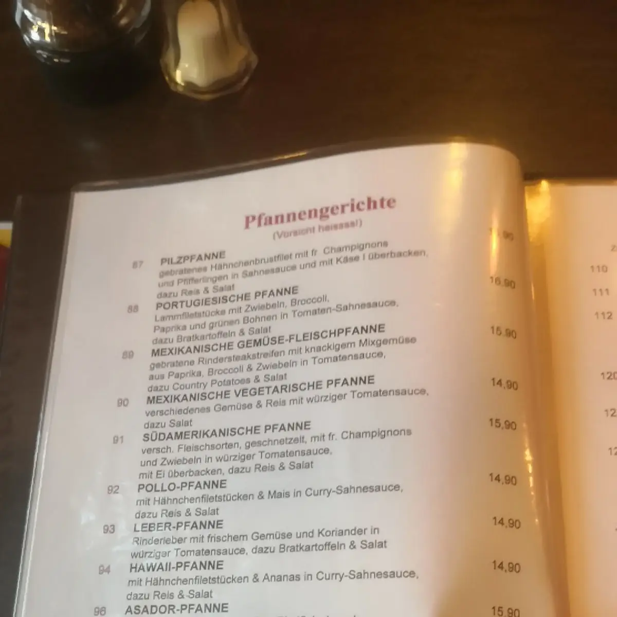 Speisekarte photo 3