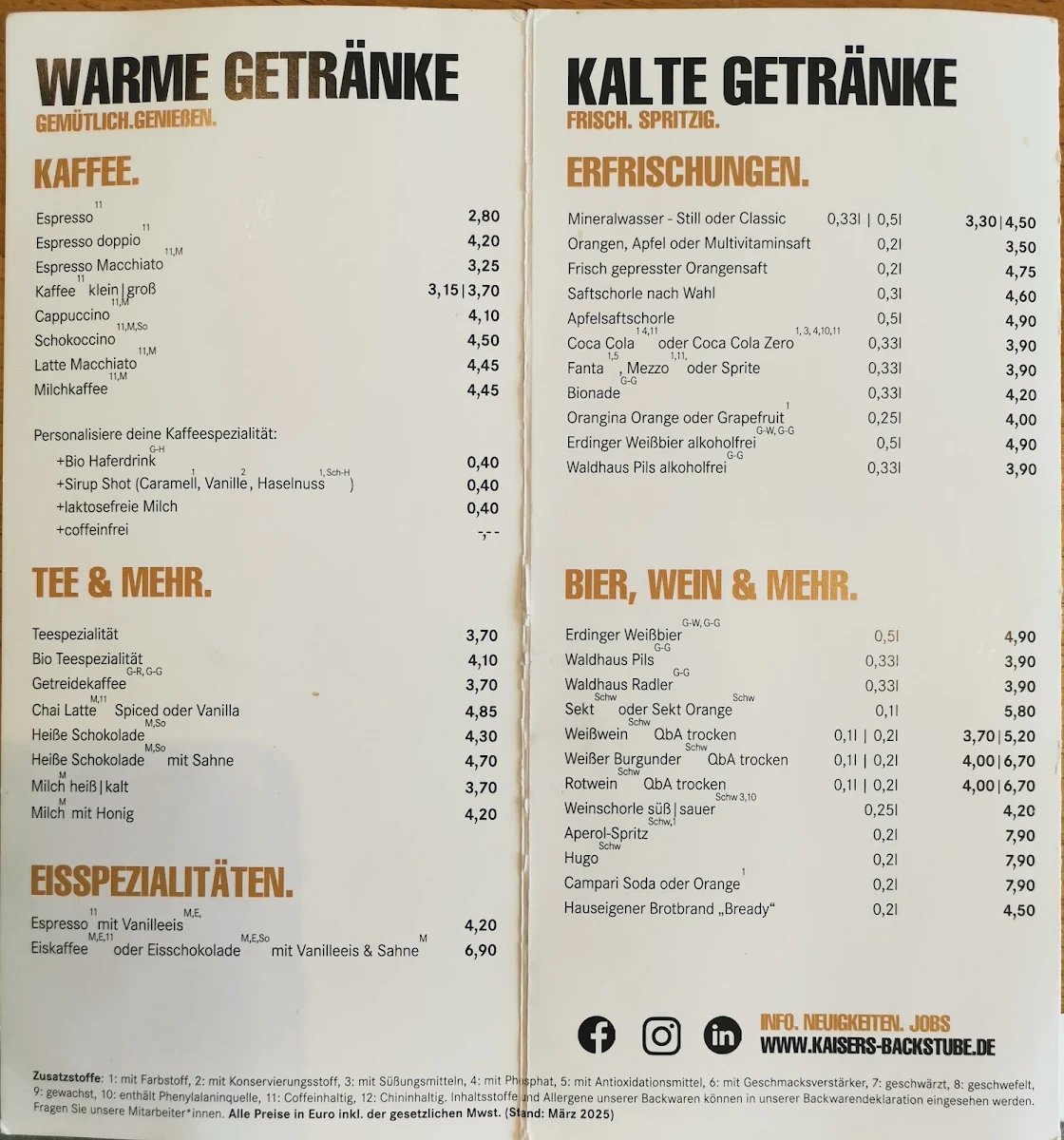 Speisekarte photo 1