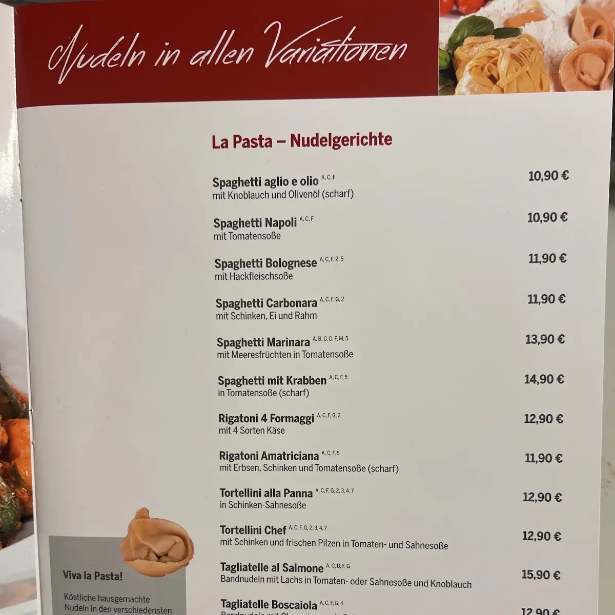Speisekarte photo 3