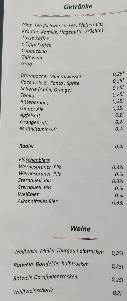 Speisekarte photo 2