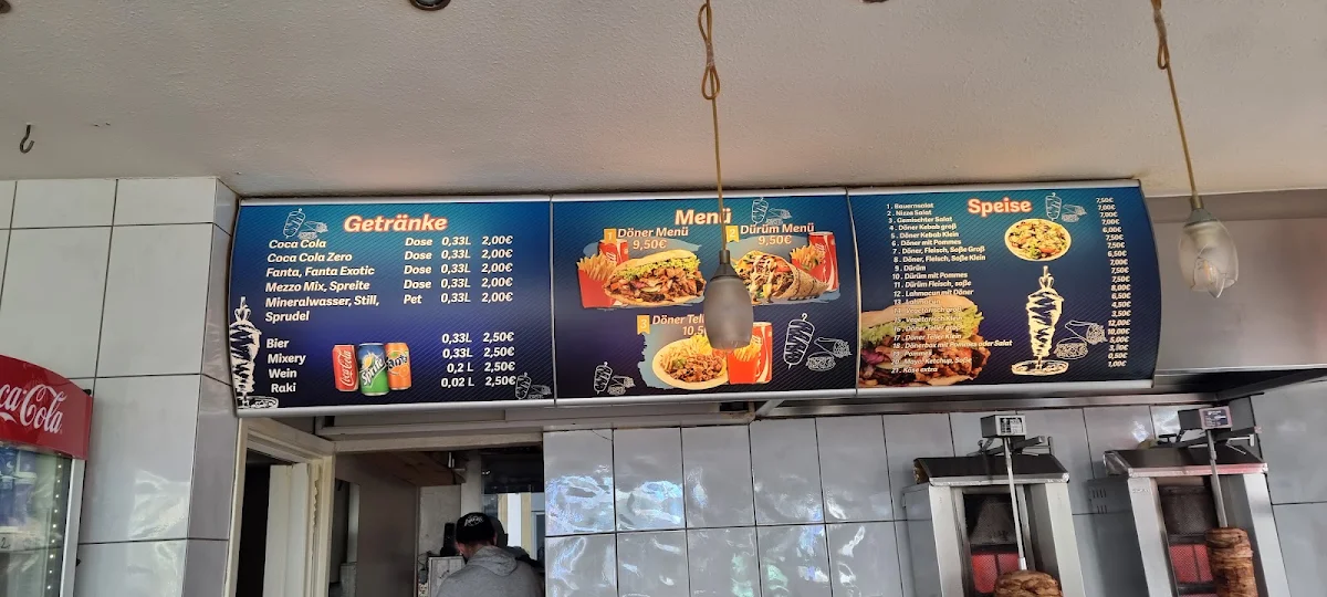 Speisekarte, Altstadt Kebab
