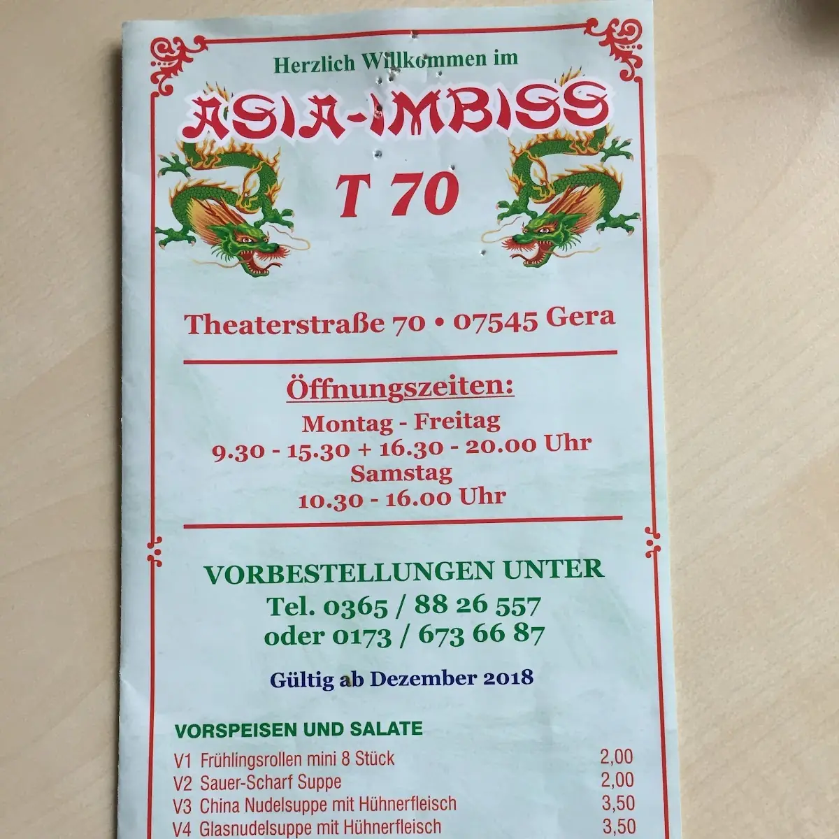 Speisekarte photo 6
