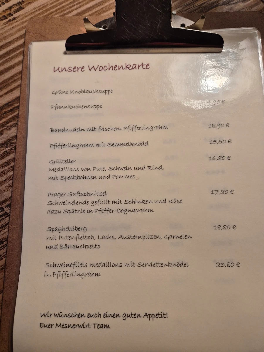 Speisekarte photo 1