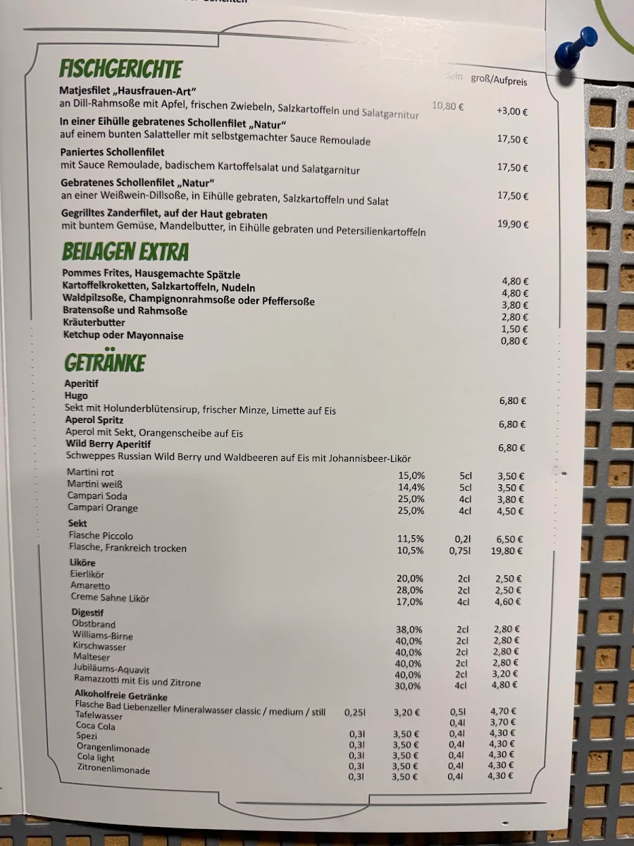 Speisekarte photo 1