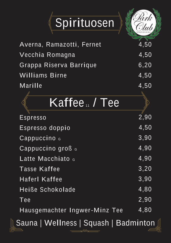 Speisekarte photo 2