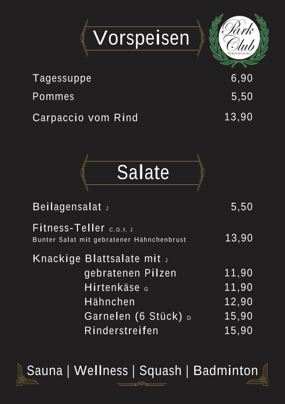 Speisekarte photo 4