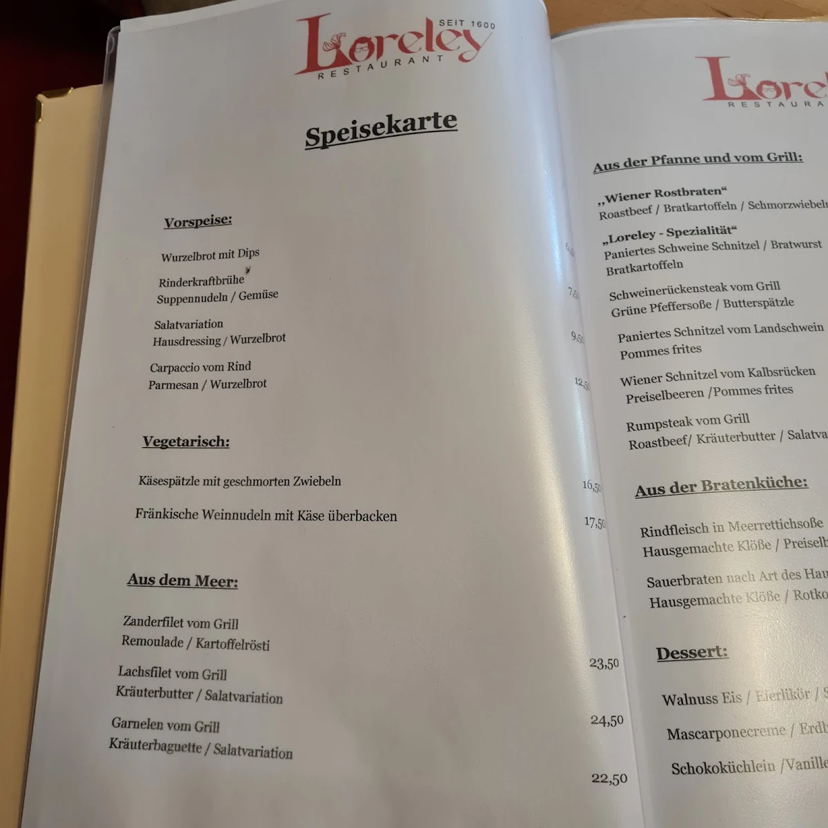 Speisekarte photo 3