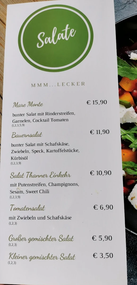 Speisekarte photo 8