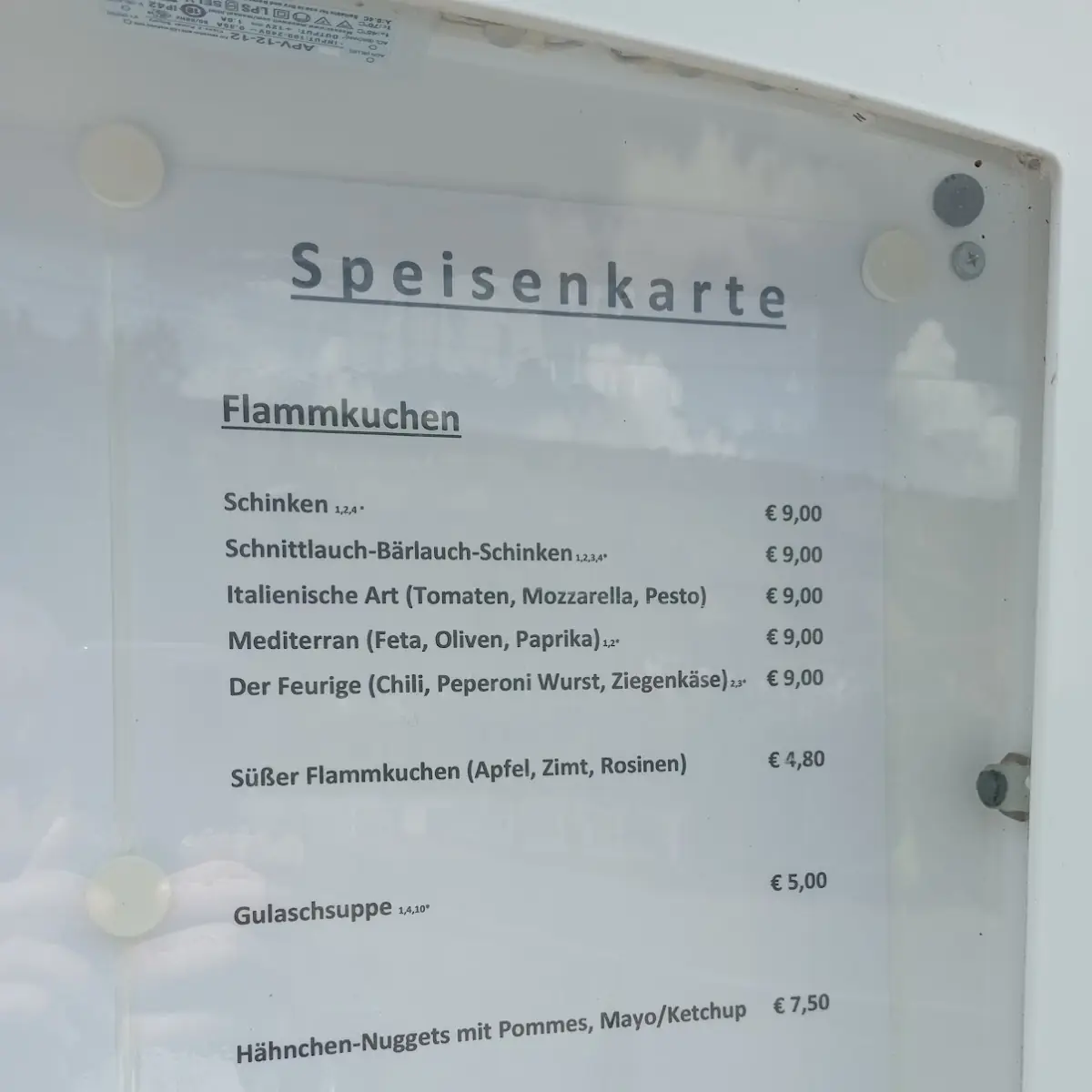 Speisekarte, H. Jostock