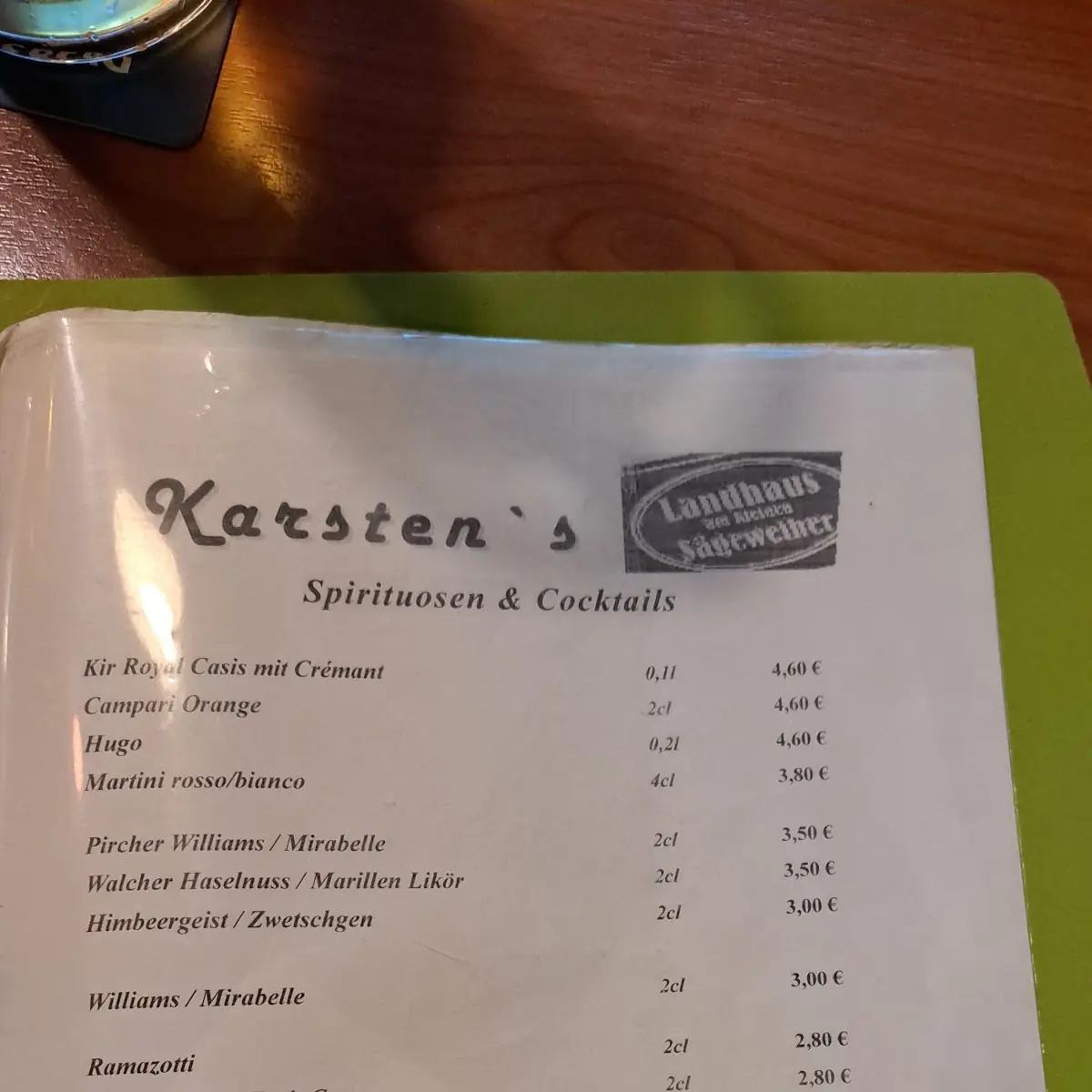 Speisekarte photo 8