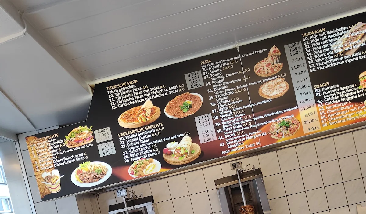 Speisekarte, Sülzer Kebab