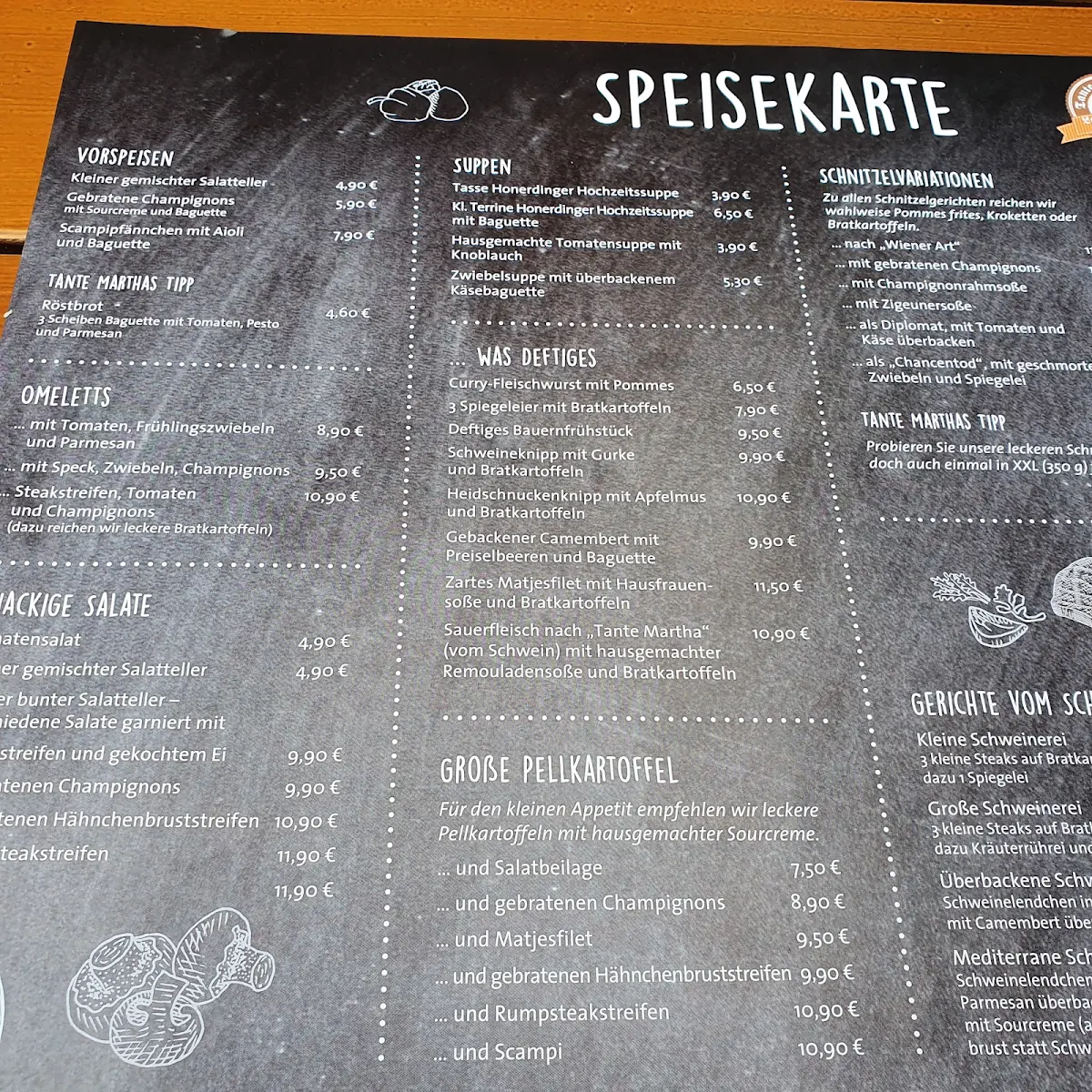 Speisekarte photo 2