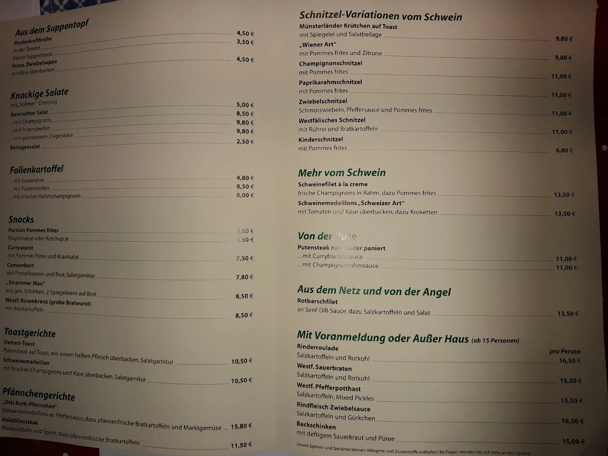 Speisekarte photo 3
