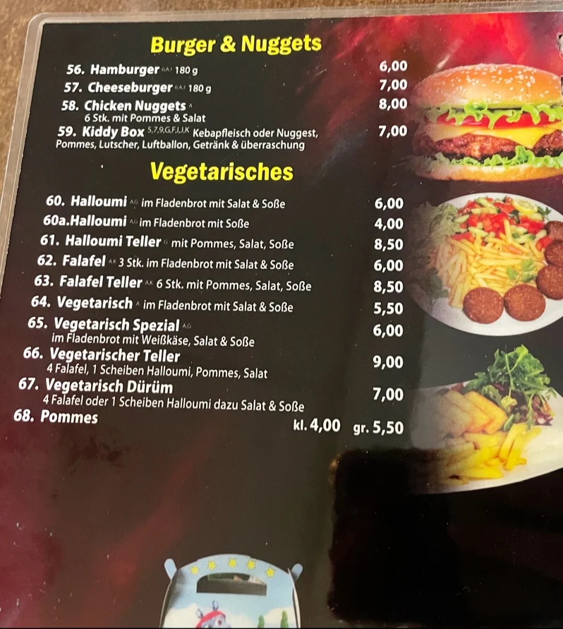 Speisekarte photo 2