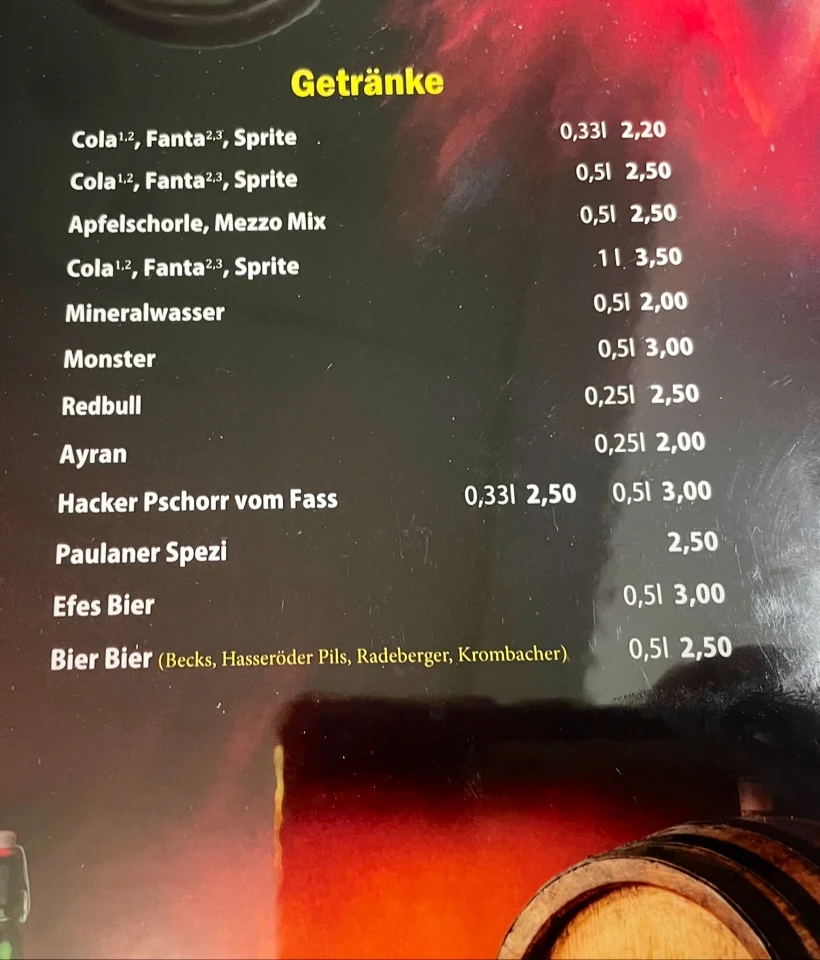 Speisekarte photo 8