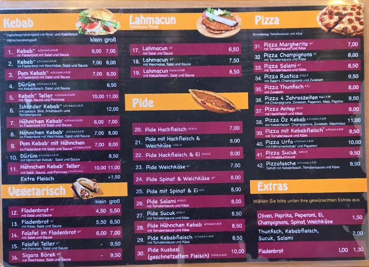 Speisekarte photo 1