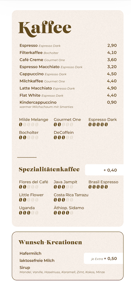 Speisekarte photo 1