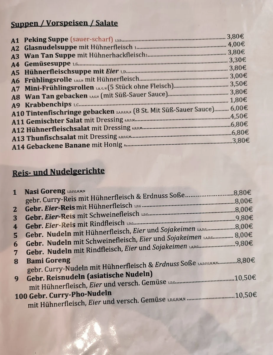 Speisekarte photo 2