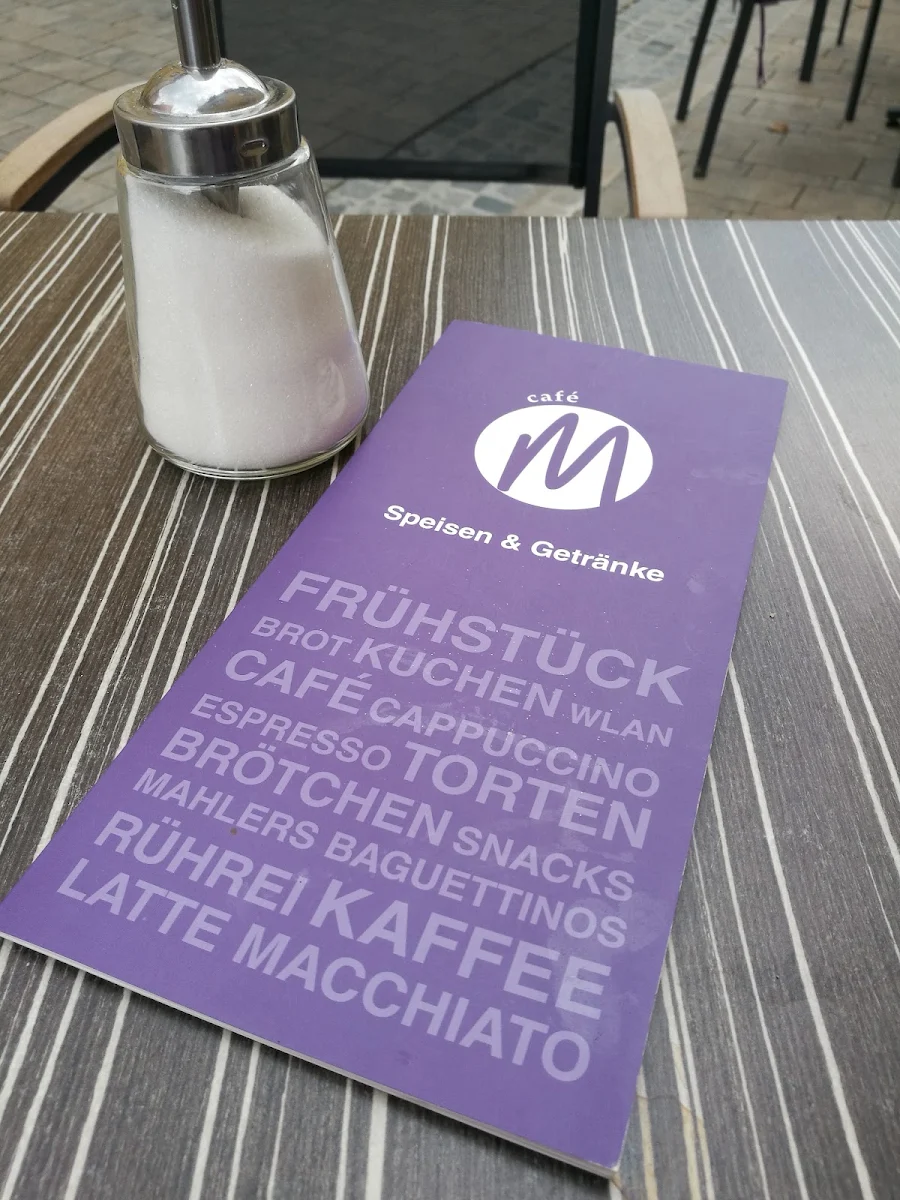 Speisekarte, Café M