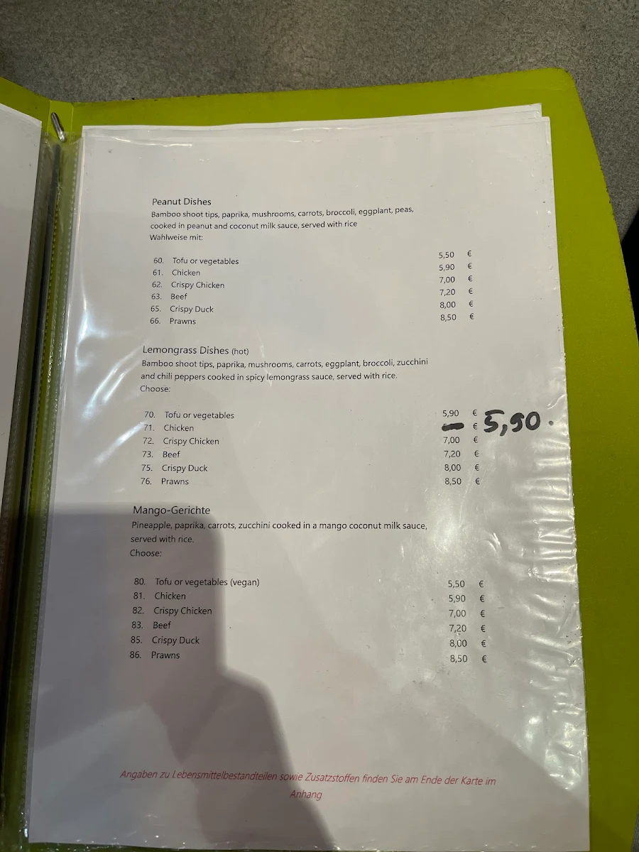 Speisekarte photo 3