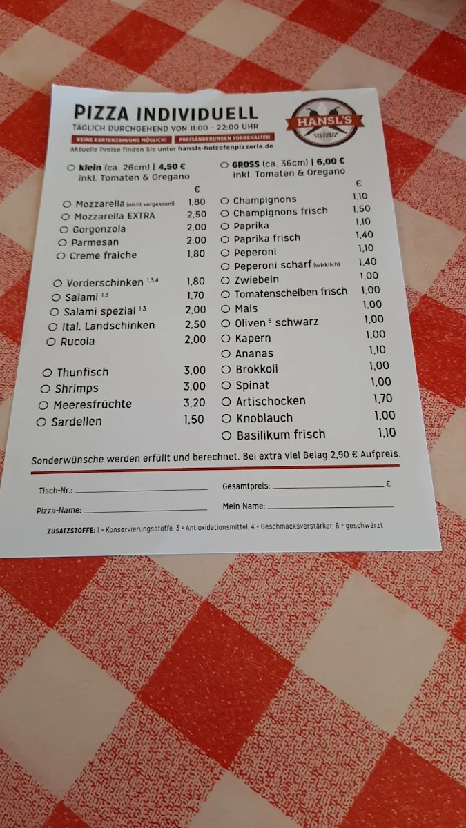 Speisekarte photo 2
