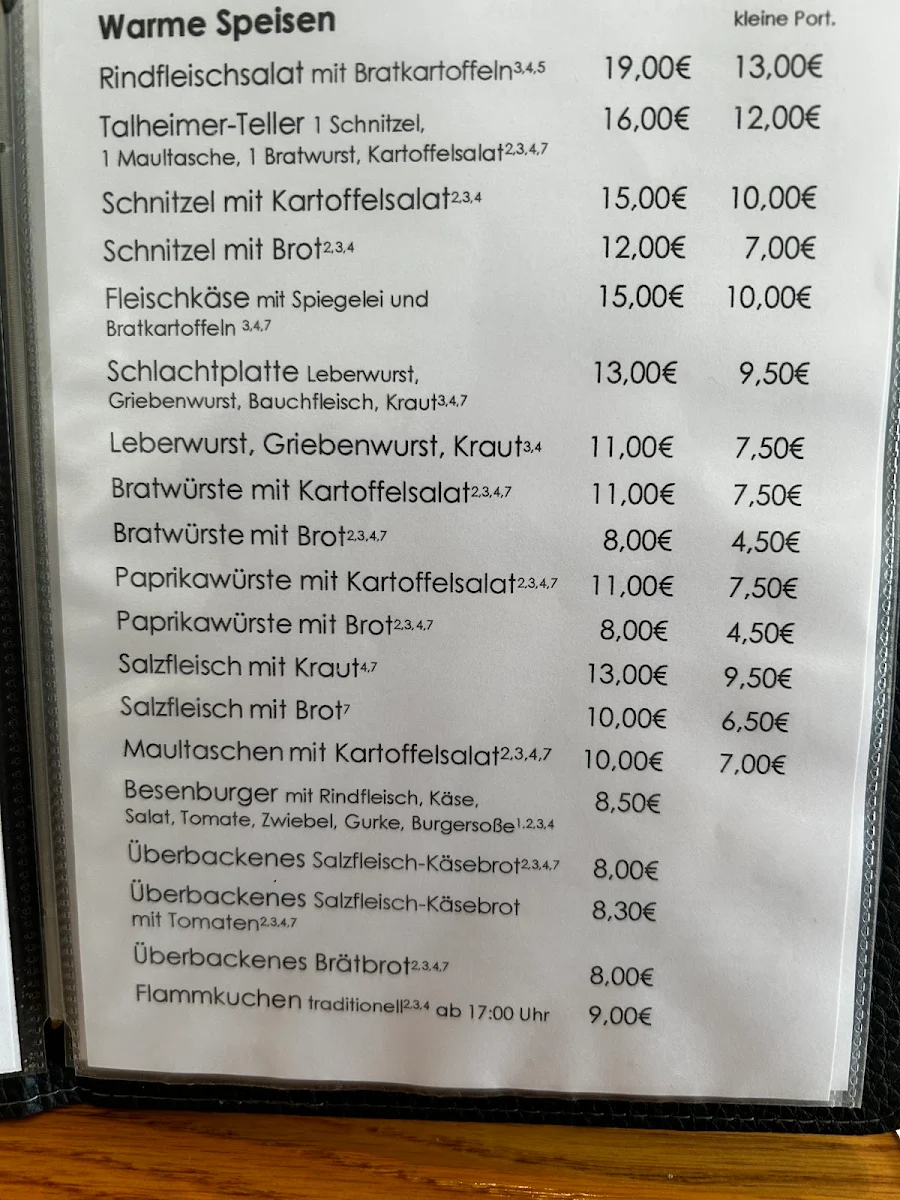 Speisekarte photo 1