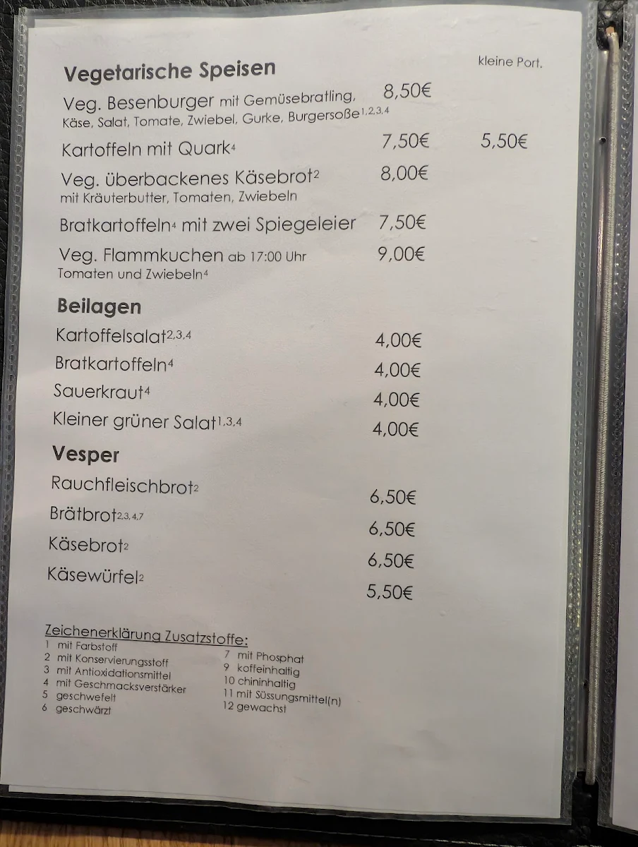 Speisekarte photo 2