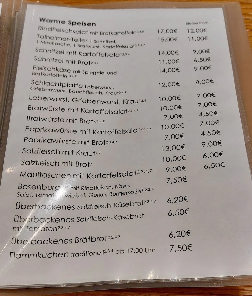 Speisekarte photo 3