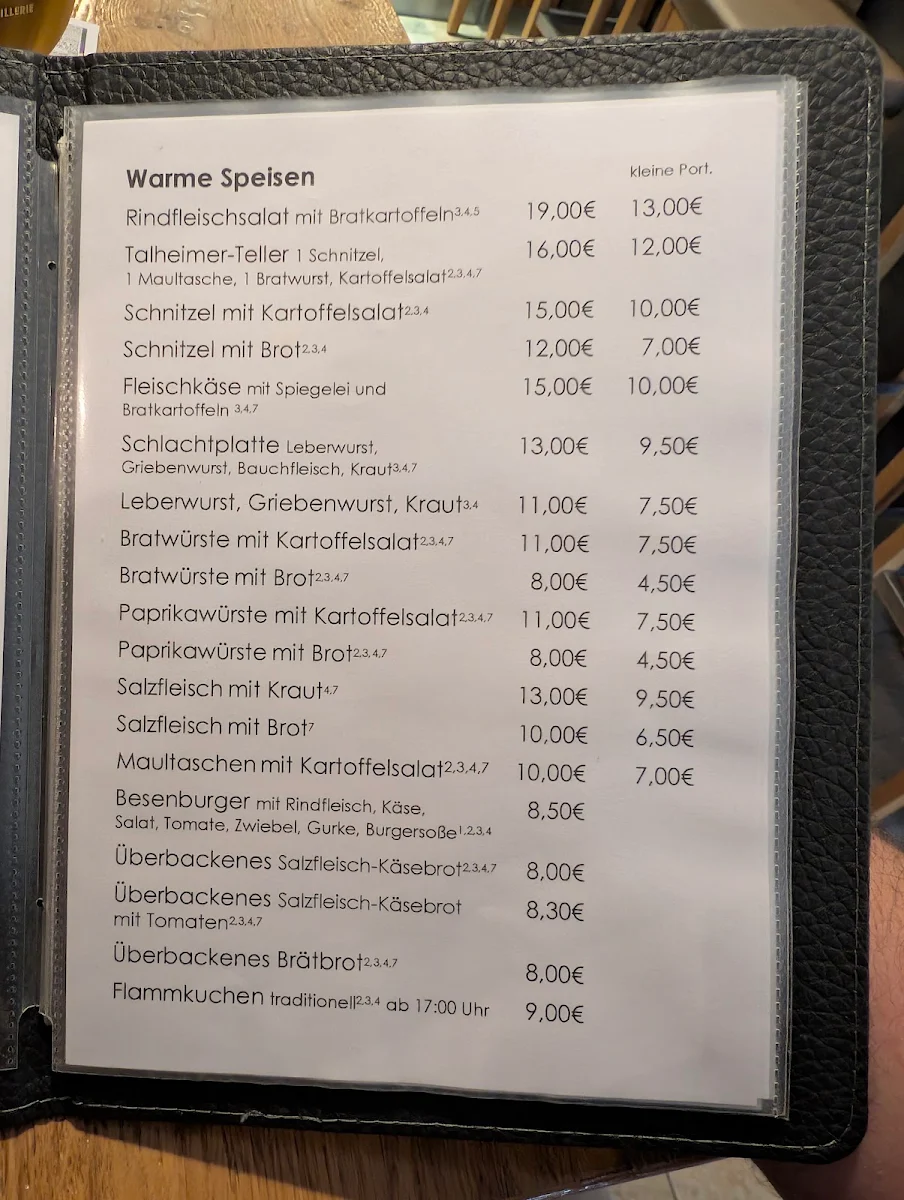 Speisekarte photo 4