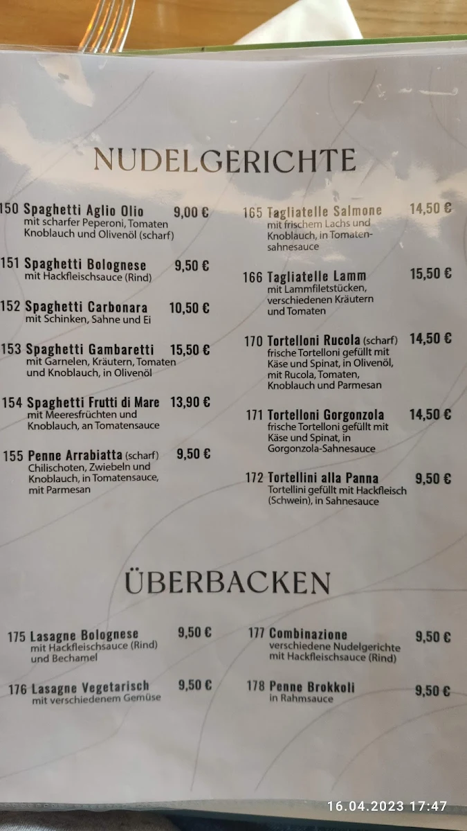 Speisekarte photo 4