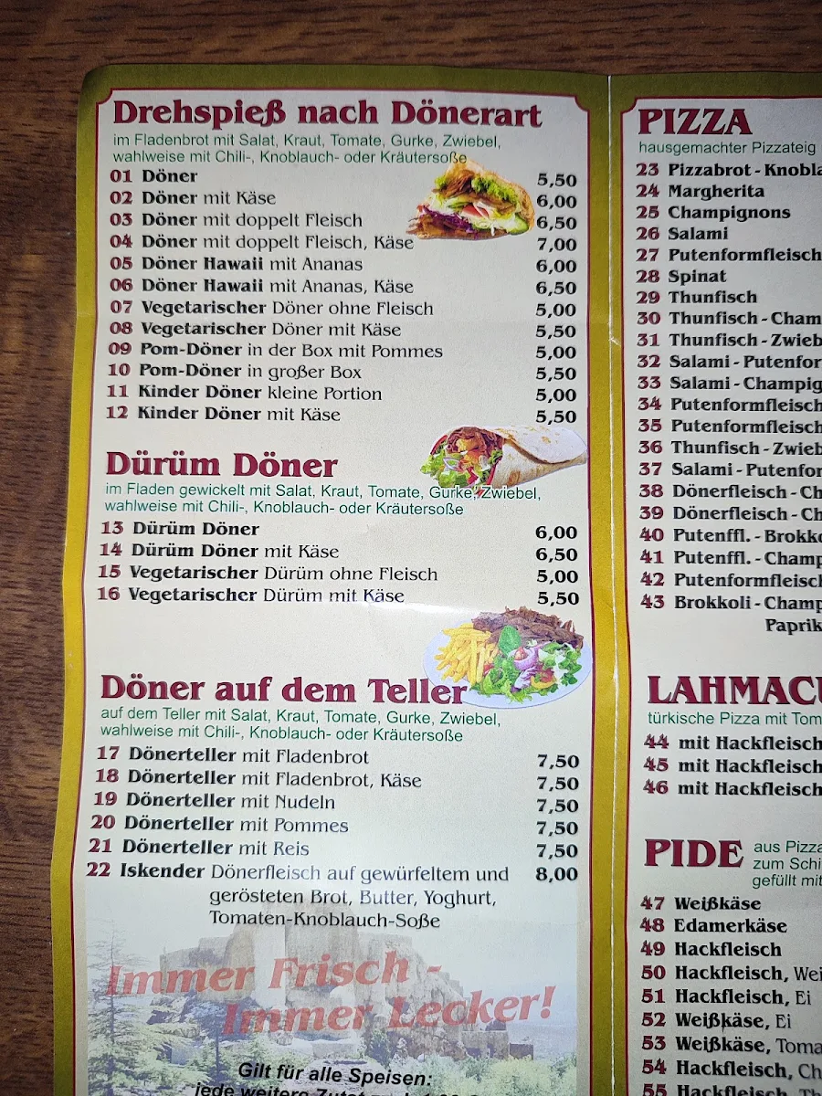 Speisekarte photo 2