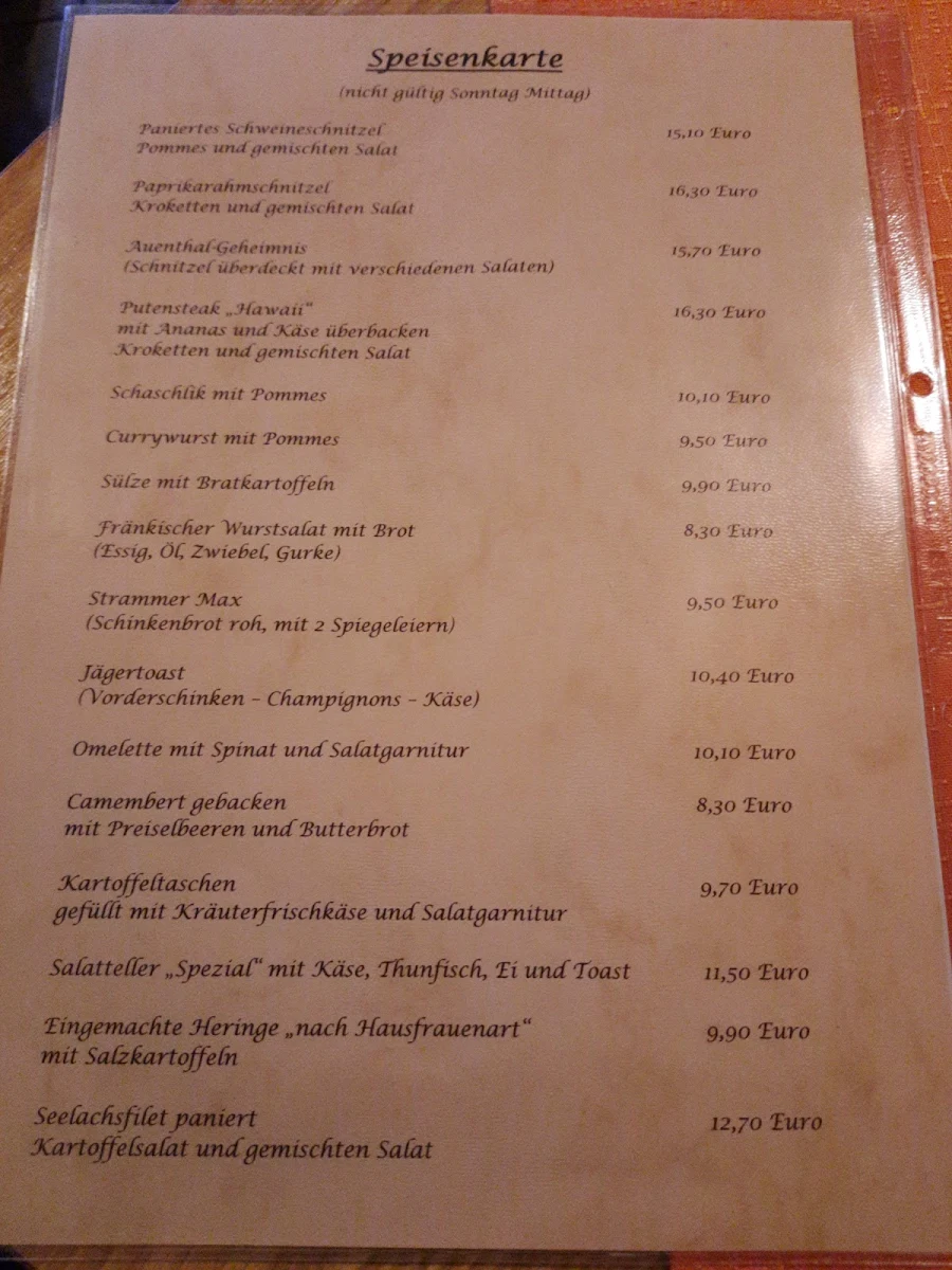 Speisekarte photo 3