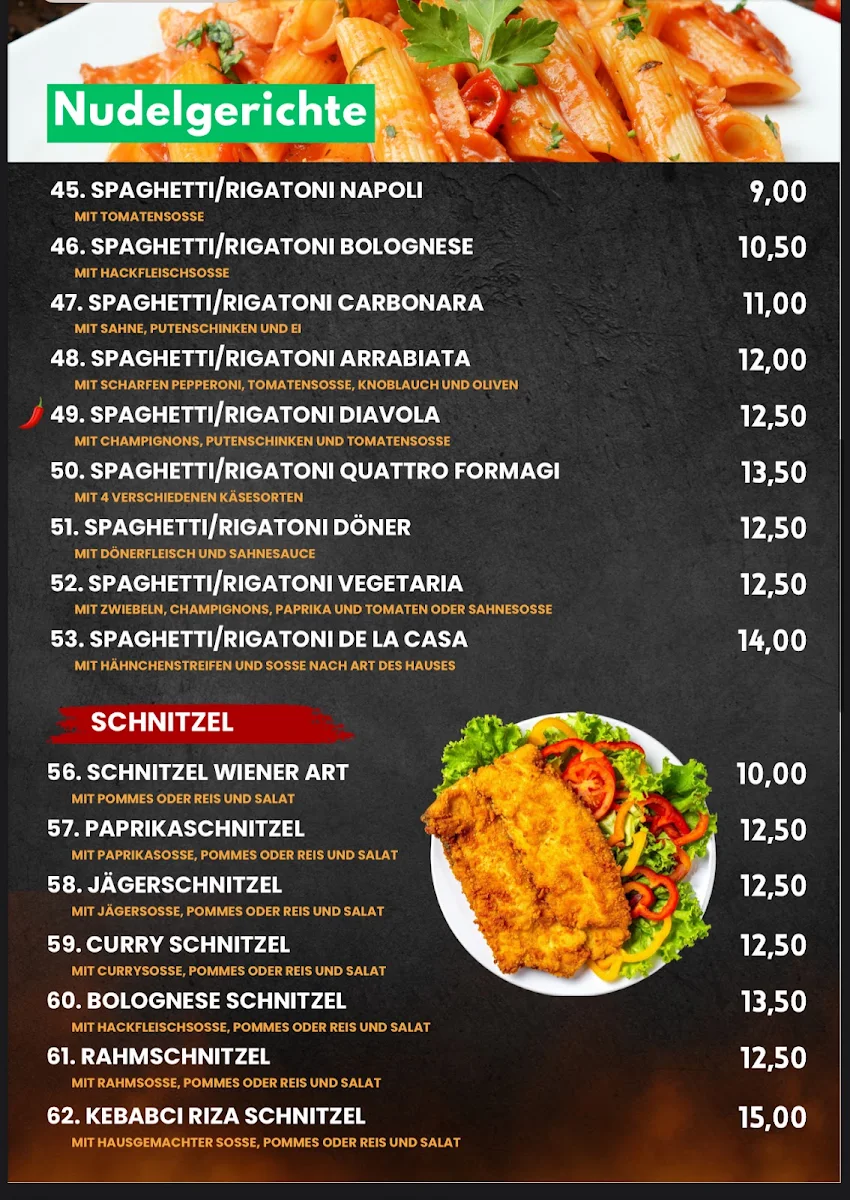 Speisekarte photo 1