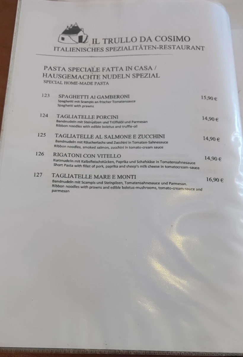 Speisekarte photo 5
