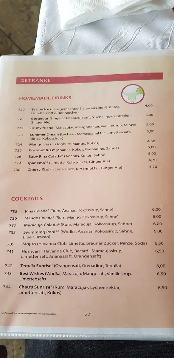 Speisekarte photo 2