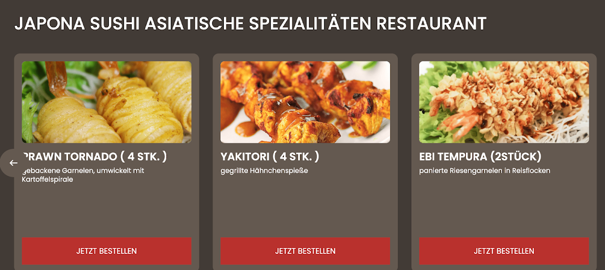 Speisekarte photo 2
