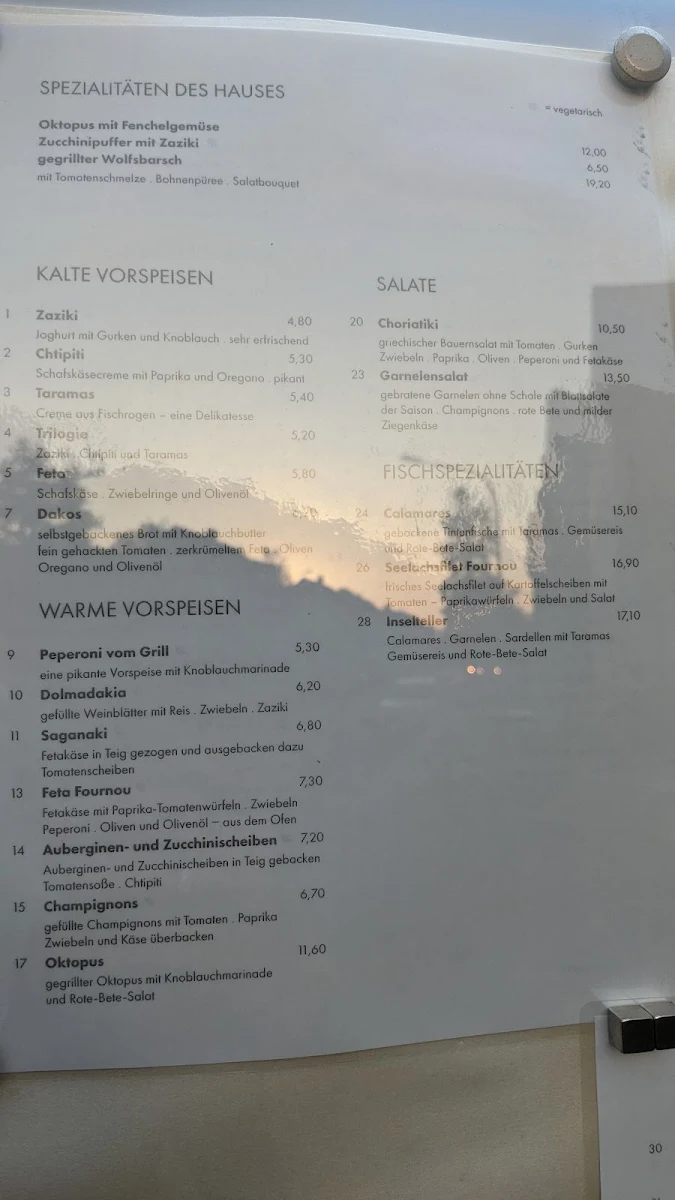 Speisekarte photo 1